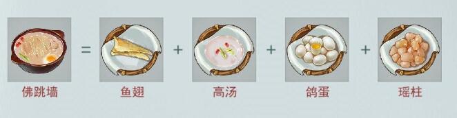 江湖悠悠佛跳墙食谱材料有哪些